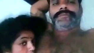 Desi Indian Aunty Giving Blowjob To Her Husband