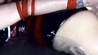 Swimwear Rope Bondage in Water: Hogtied & Gagged