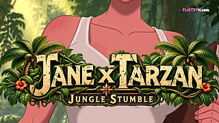 Tarzan Had Never Touched a Woman Before - Jane Let Him Explore Every Inch, and He Didn't Stop at Her Shoulders ( AI Generated )