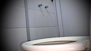 Nurse Miranda pissing while visiting a mansion in Capara, covert