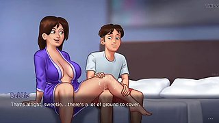 Korean Big Mom Hot Summer Saga - Animated Hentai Sex Story