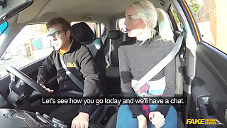Fake Driving School - Naughty Student Driver Lexi Lou Deepthroats Instructor Ryan, Gets Fucks Hard Until She Squirts & Cums