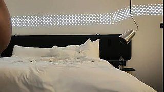 My girl masturbates watching a porno Hidden cam