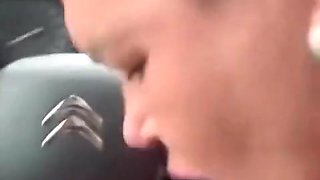 Extreme In The Car, Hot Blowjob, And Lots Of Cum