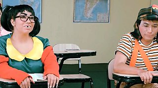 InnocentHigh brunette teen Olivia Wilder hardcore fucking