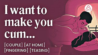 British ASMR Hentai: Romantic Boyfriend Fuck by Fireplace with Fingering
