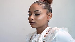 Ebony Dora's Natural Titties in POV Action