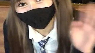 19-year-old Japanese Beauty. Big-breasted Amateur, Blowjob and Sex. Uncensored, Asian, Hentai, POV.