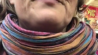 Flashing My Tits in Supermarket to Show You How Cold It Was!