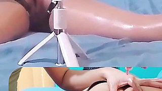 Submissive Wife Lets Him Play with Her Oiled Ass Before Fucking Her