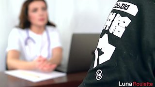 Luna Roulette Craves Doctor Passion In Steamy Clinic
