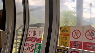TommyMiller Delivers Intense Blowjob and Hardcore Pounding to Very Horny Pregnant Woman in Cable Car in