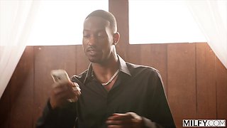 MILFY Redheaded Trophy Wifey Zoe Grey Gets BIG BLACK COCK Guest room Service While Husband Is Away