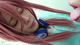 Rio Hamasaki lovely japanese model shows off her big boobs