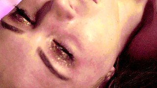 Big tit college babe solo masturbates tight wet pussy