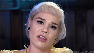 Blue Balls in Chastity Featuring Ruby Riots