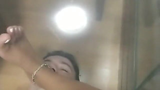 Foot Slave Under Tha Table