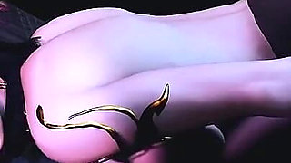 Goddess of Fantasy Bliss: 3D Curves Glow - 3D Animation Hentai