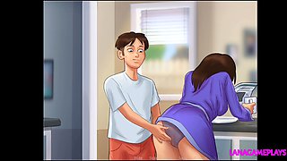 Wild doll wants to be destroyed by a huge cock in summertime saga