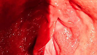 Super wet , super wide open and super close up .