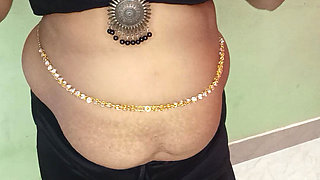Indian BBW Bhabhi Dance and Sex Saree Blouse Clear Hindi Voice