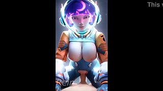 Big Tits 3D Hentai Blowjob Collection