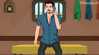 Desi Mom Fucks College Friend in Front of Her Son - Outdoor Indian Stepmom Sex