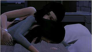 Sims 4 lesbian encounter with two fiery women