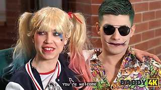 Daddy4k. harley quinn craved daddy's penis