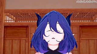 Busty cartoon girl hot porn video