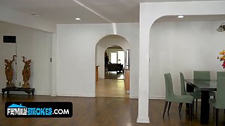 Election season - stepmother uses stepson's Big Dick to lure and bang hot beauties in a taboo three way