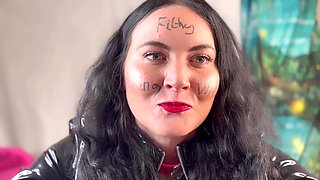 Sub Ffw Gives Sir a Deep BJ with Writing on Face