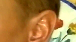 Blonde Slut Takes Piss on Breast Before Fucking Outdoors