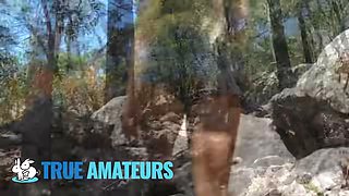 True amateurs - scarlet takes her passion outside for a unscripted insane screw with elic that ends in a muddy creampie