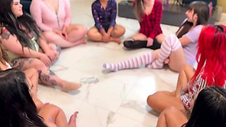 Dirty and hot ass brunette lesbians