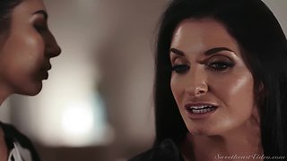 Silvia Saige and Gianna Dior get naughty in The Last Night Scene 1 1 - Innie, Outie, MILF, Brunette