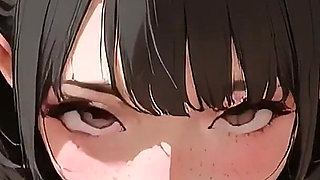 Cute Girl Sloppy Blowjob Anime Hentai Ai