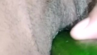 Long Mommy In Beautiful Pussy Asian Stepmommy & Long Cucumber Sex