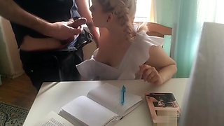 Schoolgirl Fucked by Step Dad