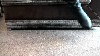 Perfect blonde babe in solo masturbation