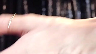 Rebecca Diamante Shows Her Hands' Veins in Topless