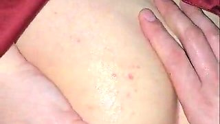 Porked a cougar with a large booty in her jummy wooly cunny and spunked on her thick knockers