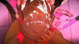 Hentai chick enjoys anal sex at the gym