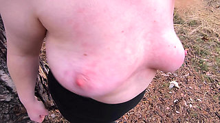 Breasts at the Hunting Stand Beat Red and Swell