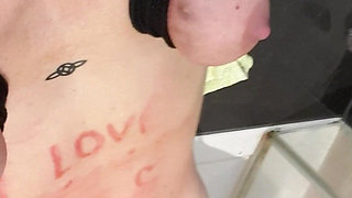 Fan Video for Christiak with Intense Orgasm with Glasdildo Anal