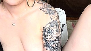 Beautiful wife masturbating show with webcam with toys