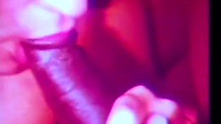 Sexy vintage action with big black cock