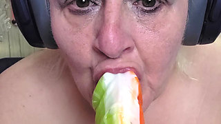 Big Piped Gagged in the Mouth of This Whore Hag