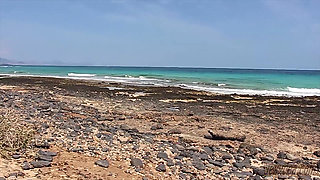 Fuerteventura Beach Squirt Cum