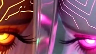Beautiful Aliens Kiss on Nice Music, Ai Animation